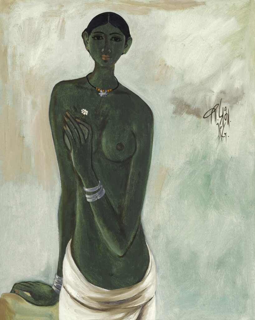 Girl with Flower, 1981