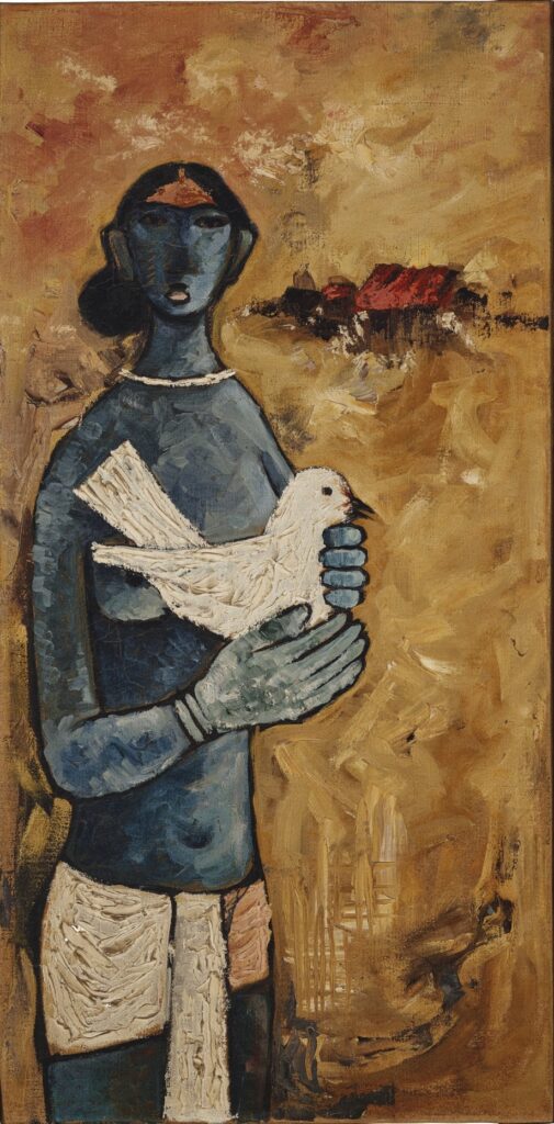 Girl with Dove