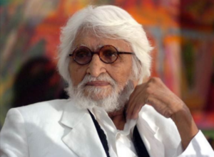 MF Hussain Painting and Madhuri Dixit