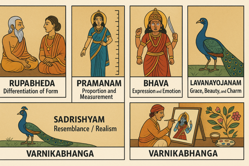 The Six Limbs of Indian Painting (Shadangas)