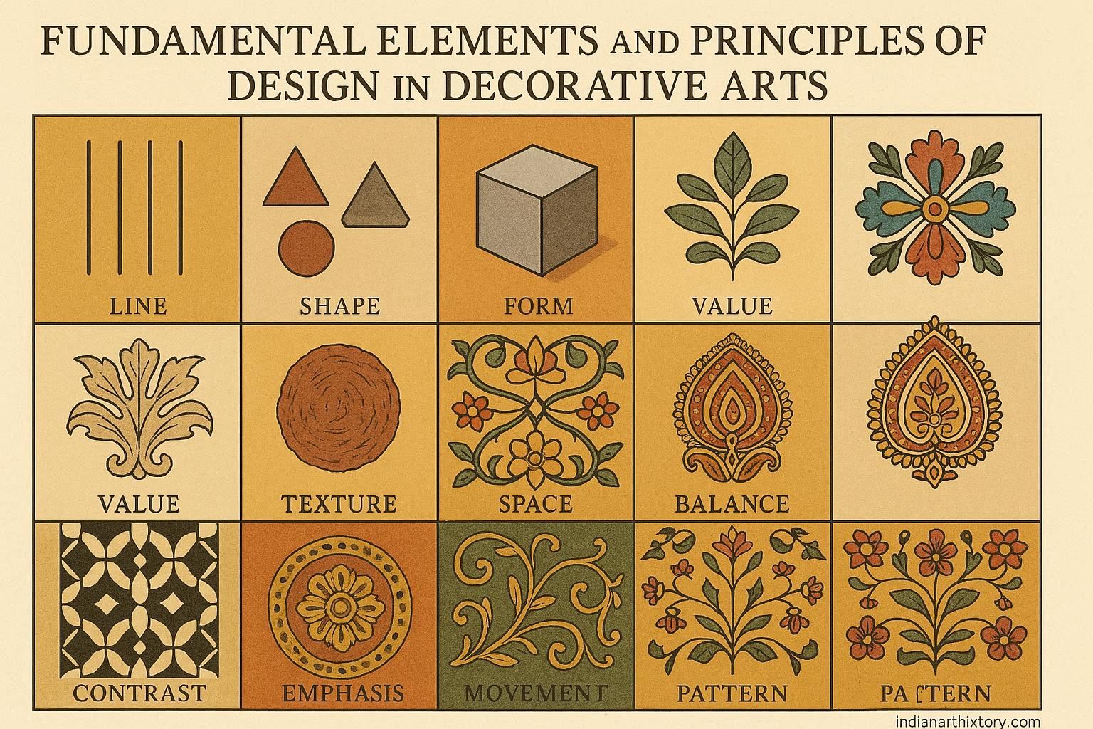 Fundamental Elements and Principles of Design in Decorative Arts