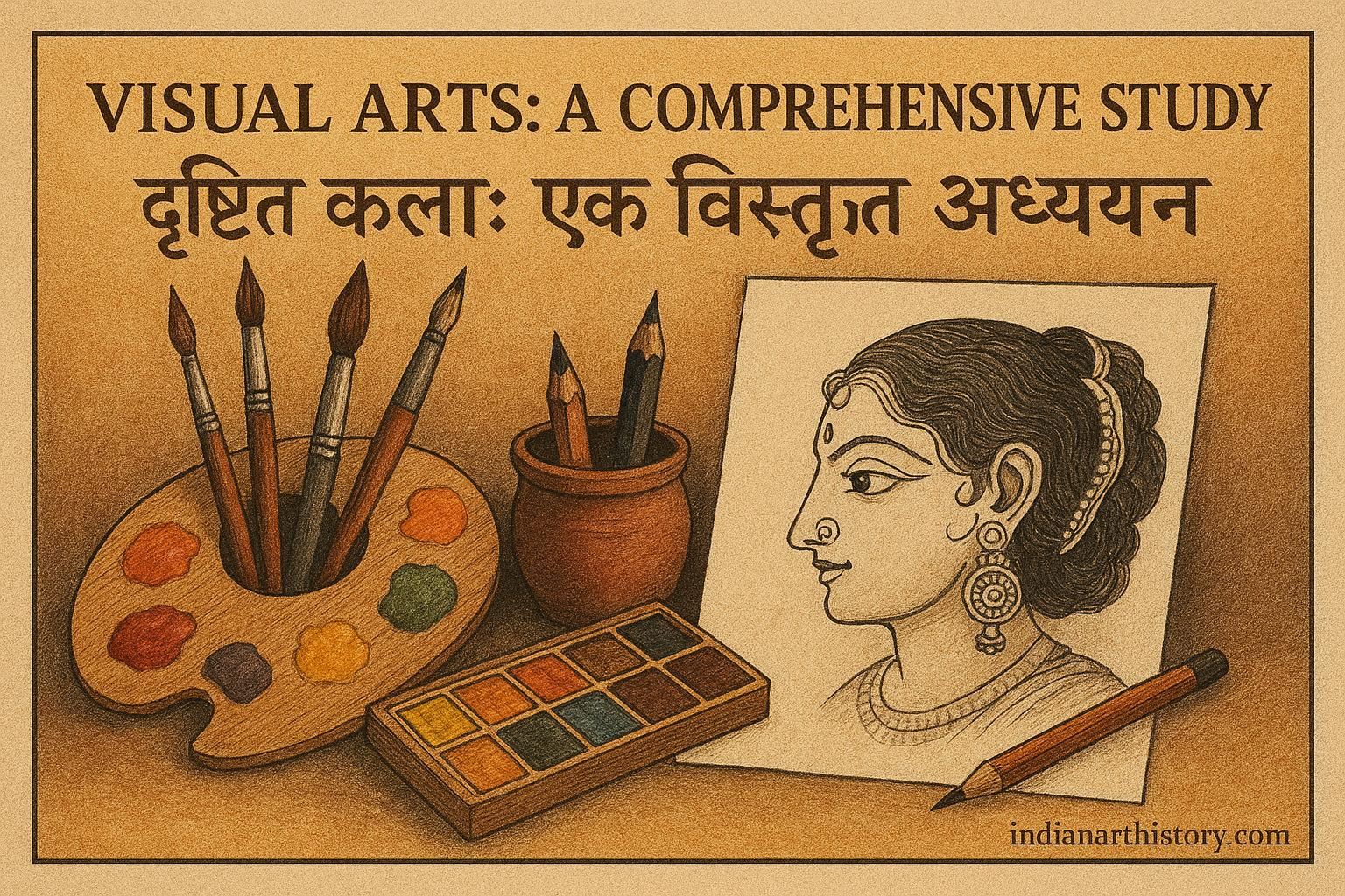 Visual Arts A Comprehensive Study, दृश्य कला एक विस्तृत अध्ययन
