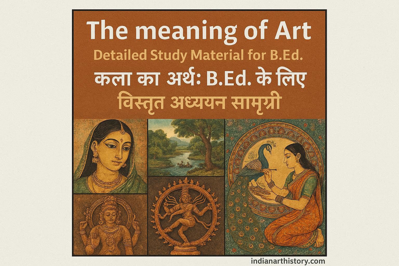 कला का अर्थ B.Ed. के लिए विस्तृत अध्ययन सामग्री, The meaning of art Detailed study material for B.Ed.