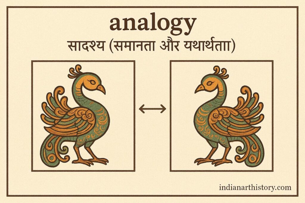 सादृश्य (समानता और यथार्थता), Analogy (similarity and accuracy)