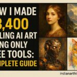 How I Made $3,400 Selling AI Art Using Only Free Tools: Complete Guide