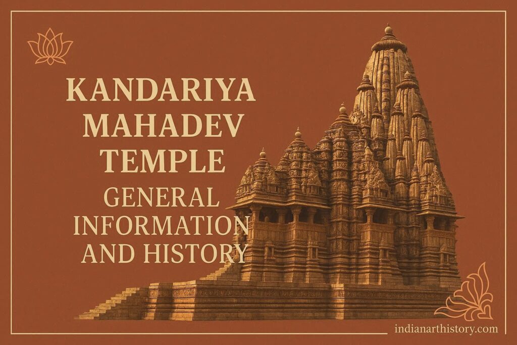 Kandariya Mahadev Temple General Information and History