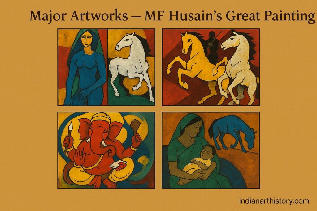 MF हुसैन जीवनी