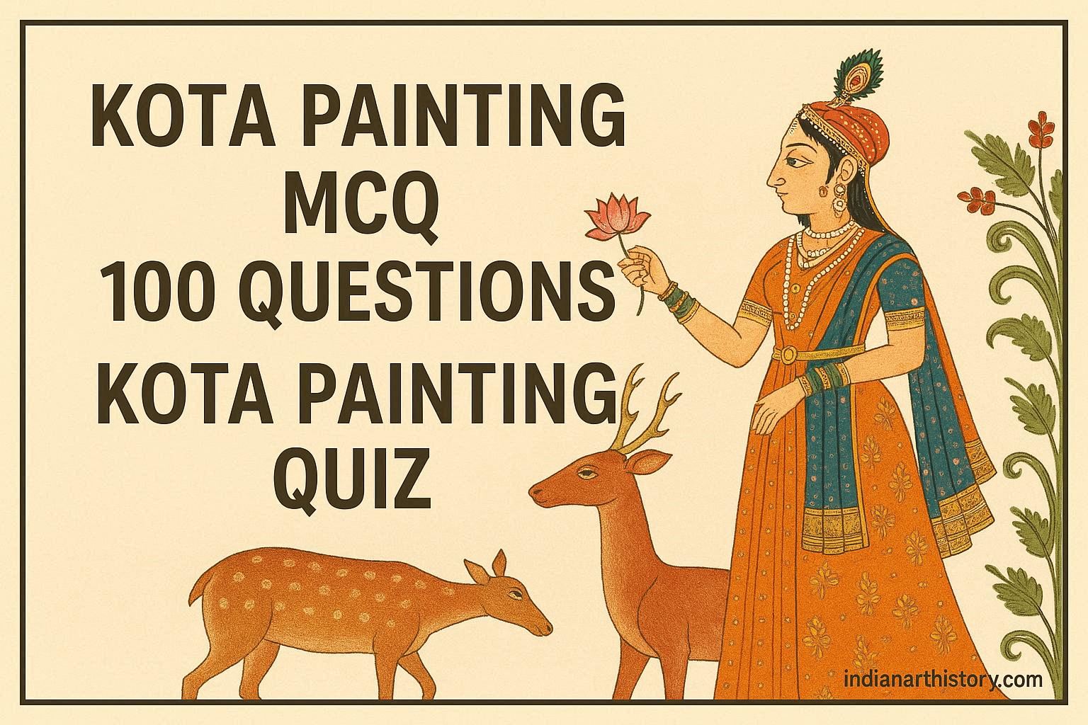 कोटा चित्रकला MCQ