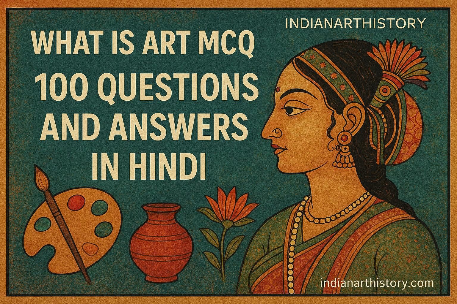 चित्रकला क्या है MCQ 100 प्रश्न उत्तर हिंदी में