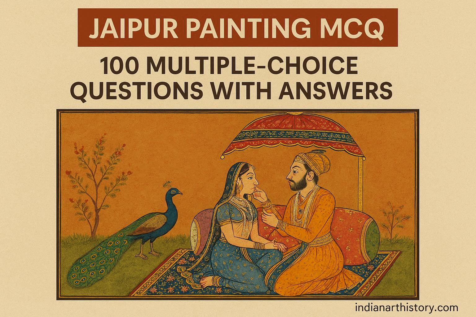 जयपुर चित्रकला MCQ 100 प्रश्न उत्तर सहित