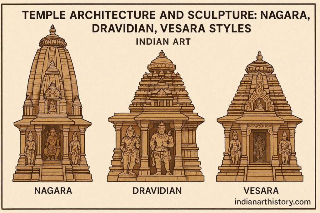 मंदिर वास्तुकला और मूर्तिकला