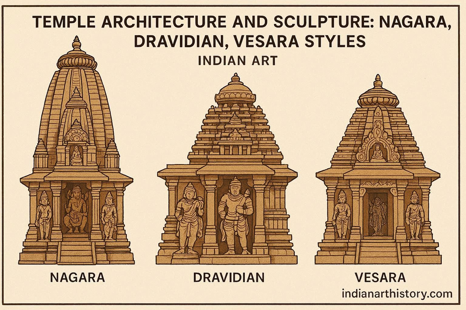 मंदिर वास्तुकला और मूर्तिकला