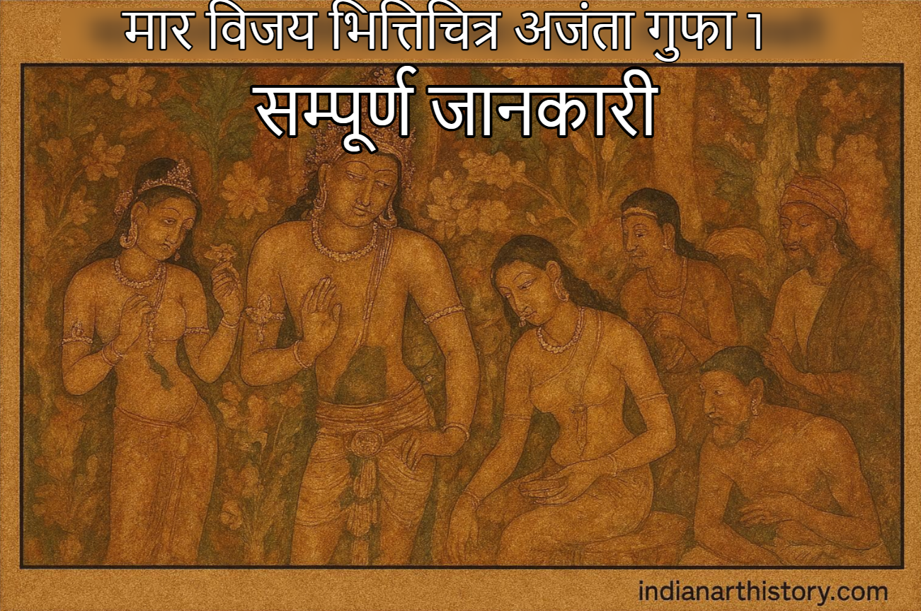 मार विजय भित्तिचित्र अजंता गुफा 1 | सम्पूर्ण जानकारी