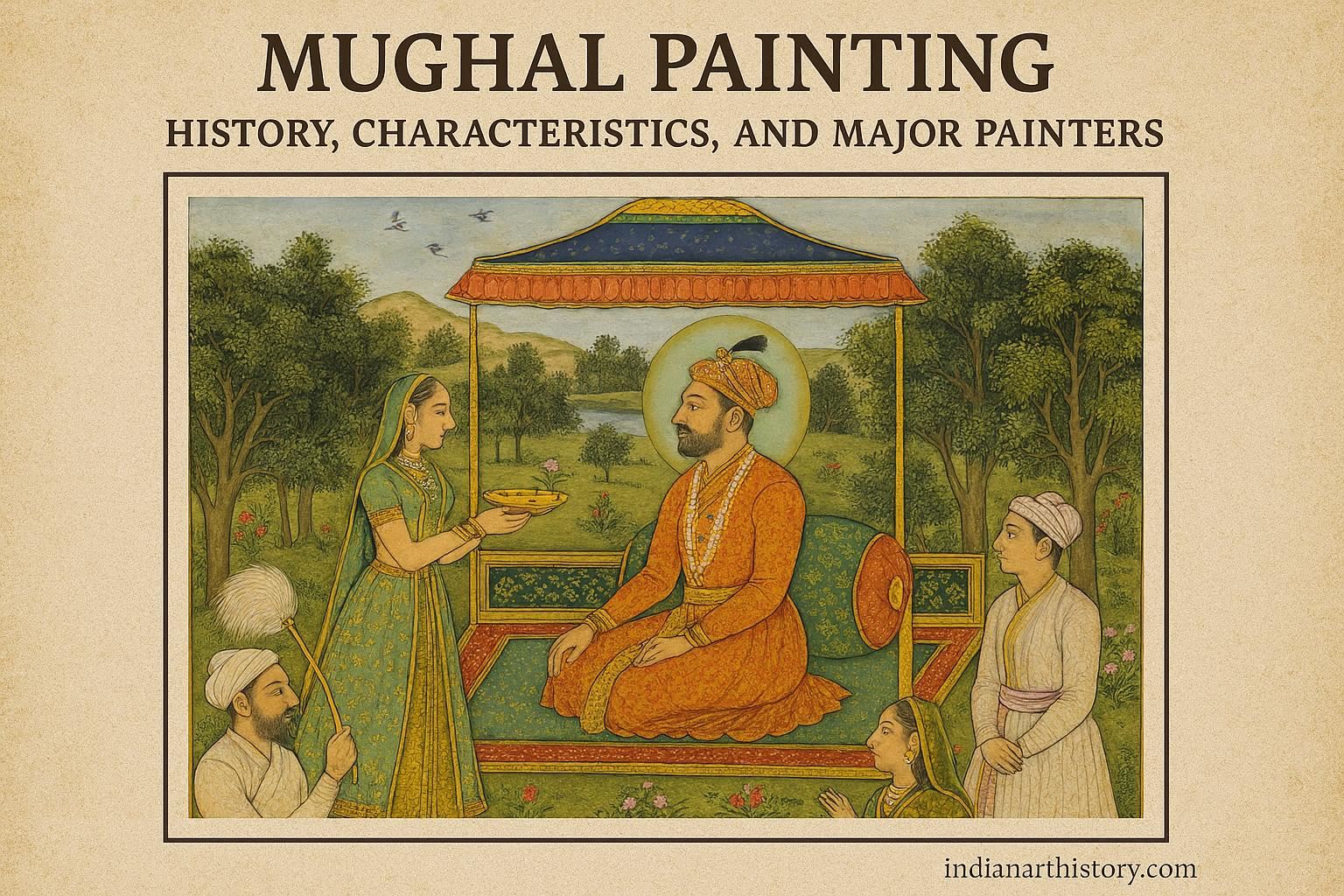 मुगल चित्रकला इतिहास, विशेषताएँ और प्रमुख चित्रकार