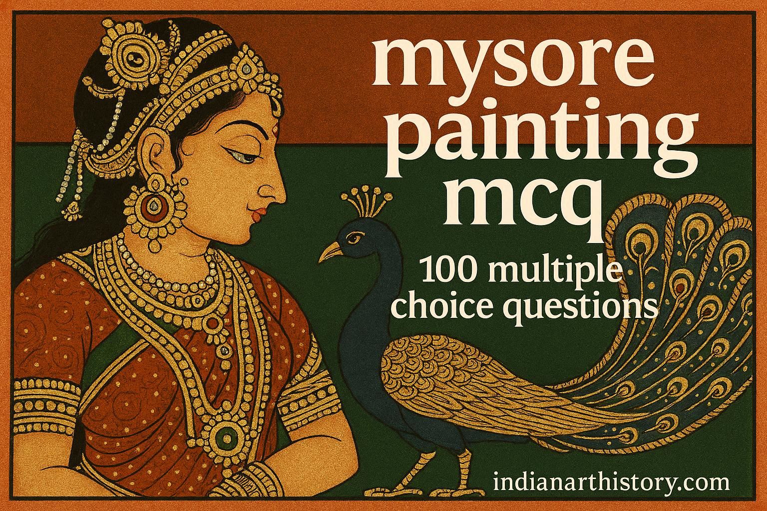 मैसूर चित्रकला MCQ