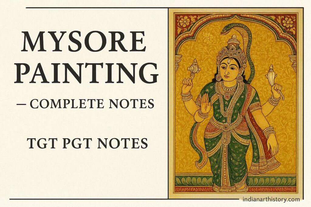 मैसूर चित्रकला — सम्पूर्ण नोट्स TGT PGT FAQ
