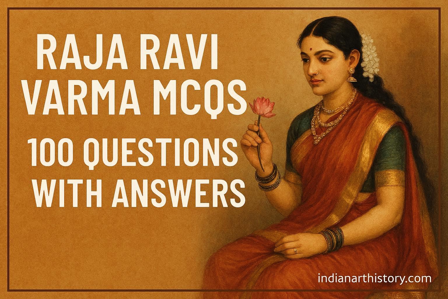राजा रवि वर्मा MCQ in Hindi 100 प्रश्न उत्तर सहित