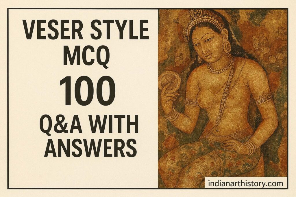 वेसर शैली MCQ in Hindi 100 प्रश्नोत्तर उत्तर सहित