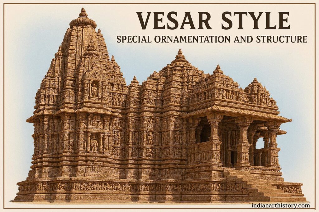 वेसर शैली विशेष अलंकरण एवं संरचना