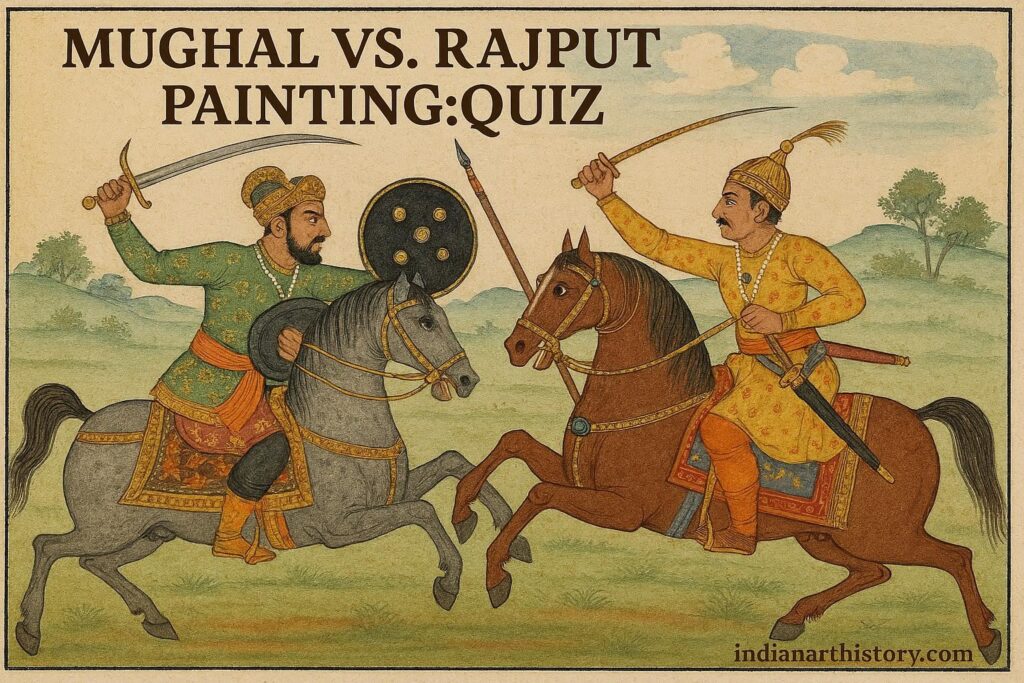 मुगल vs राजपूत चित्रकला