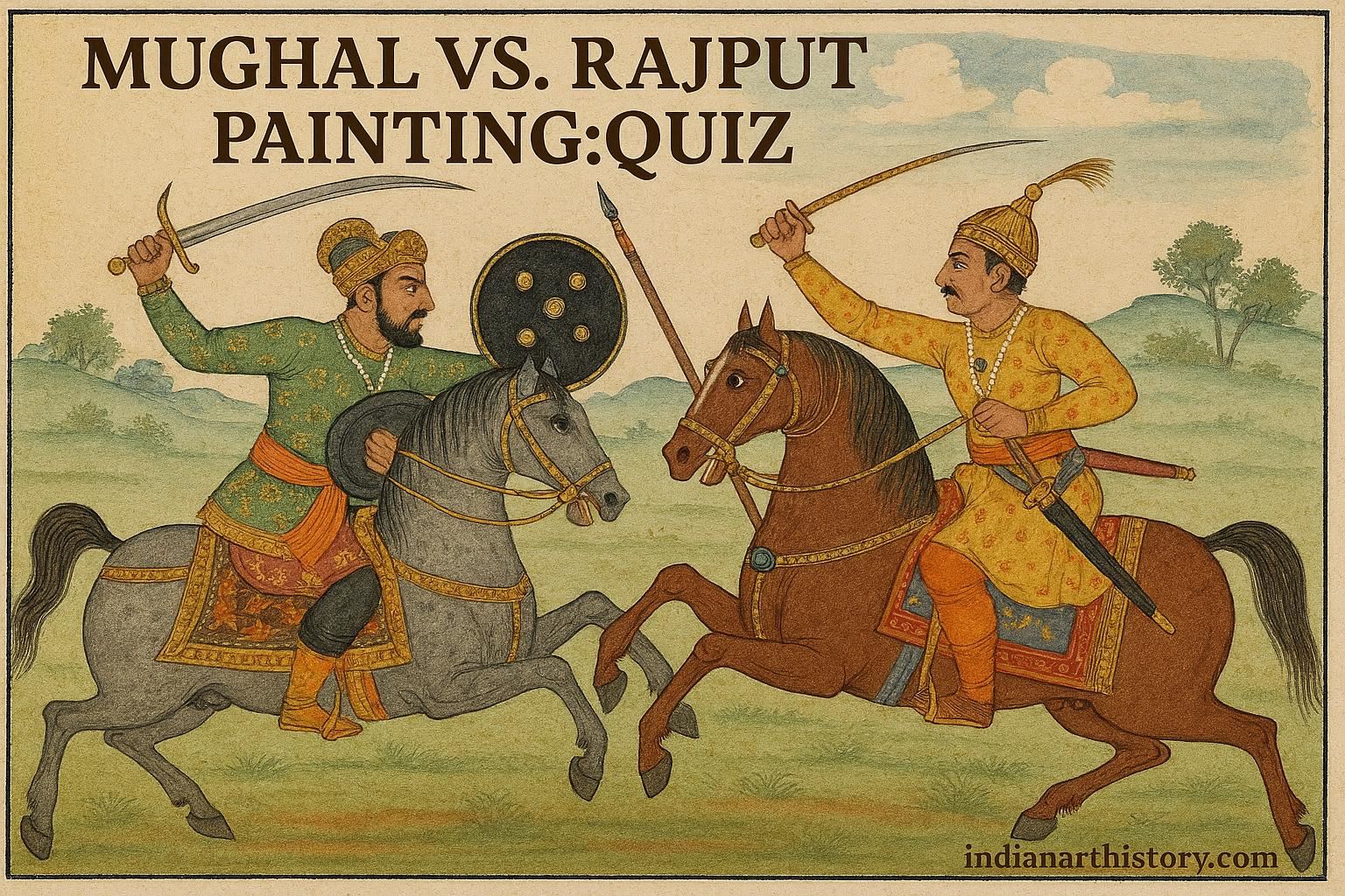 मुगल vs राजपूत चित्रकला