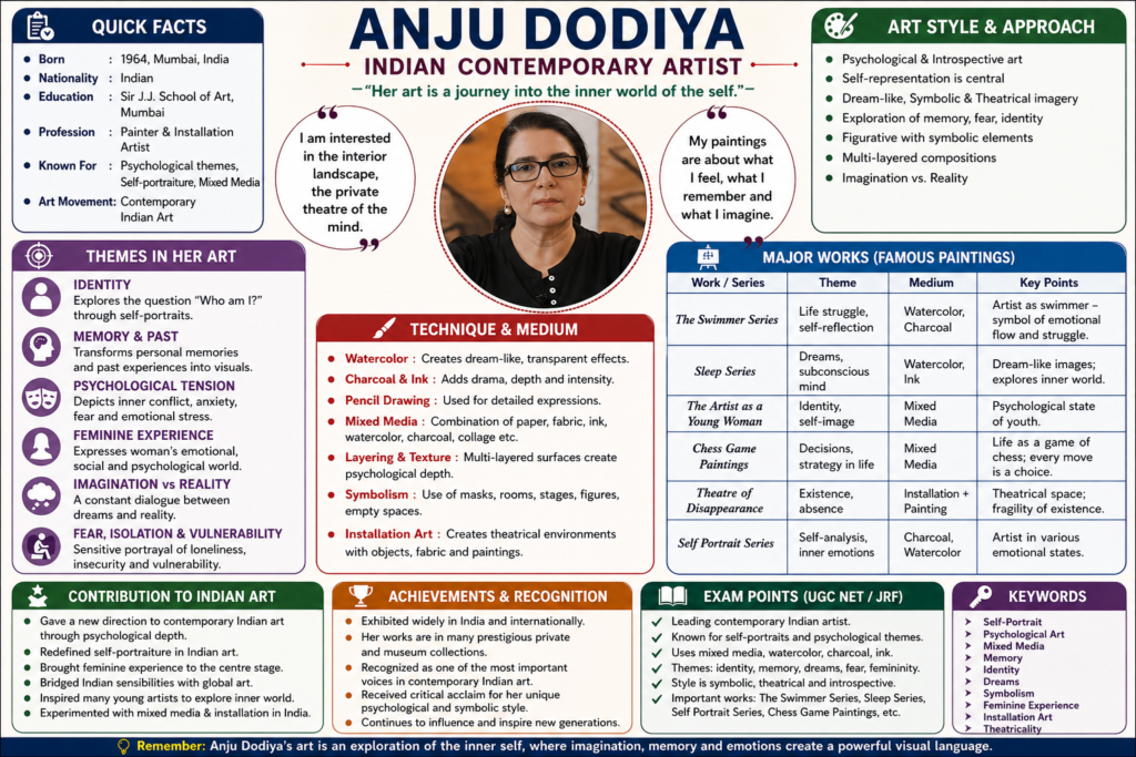 अंजू डोडिया का संक्षिप्त परिचय