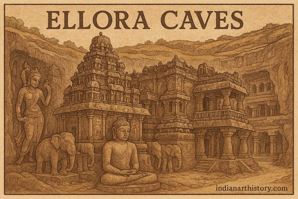 अजंता और एलोरा की गुफाओं में अंतर