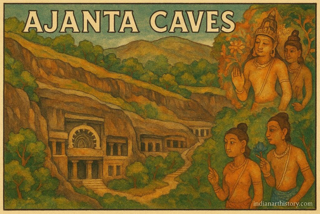 अजंता और एलोरा की गुफाओं में अंतर