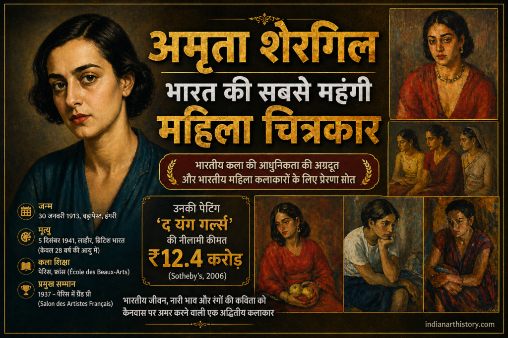 अमृता शेरगिल — भारत की सबसे महंगी महिला चित्रकार