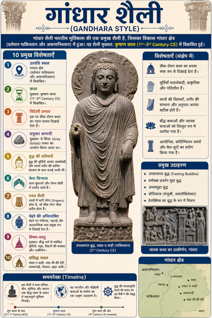 गांधार बनाम मथुरा शैली