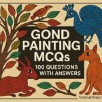 गोंड चित्रकला MCQ 100 प्रश्न उत्तर सहित