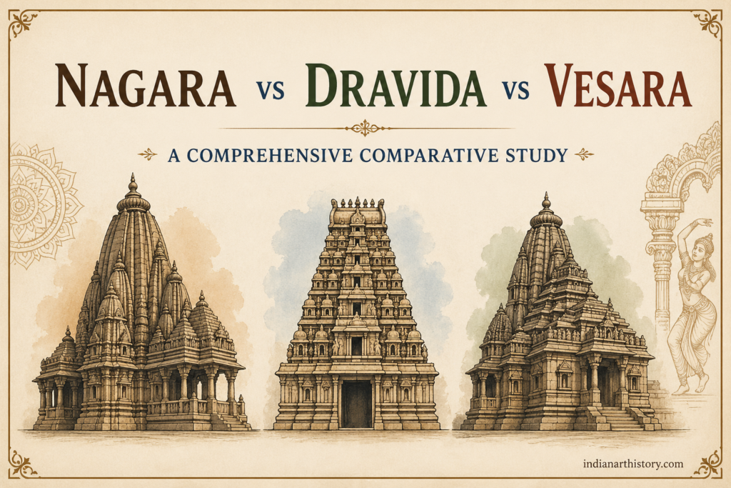 नागर  vs  द्रविड़  vs  वेसर — सम्पूर्ण तुलनात्मक अध्ययन