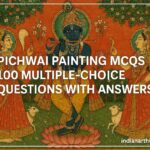 पिछवाई चित्रकला MCQ 100 बहुविकल्पीय प्रश्न उत्तर सहित