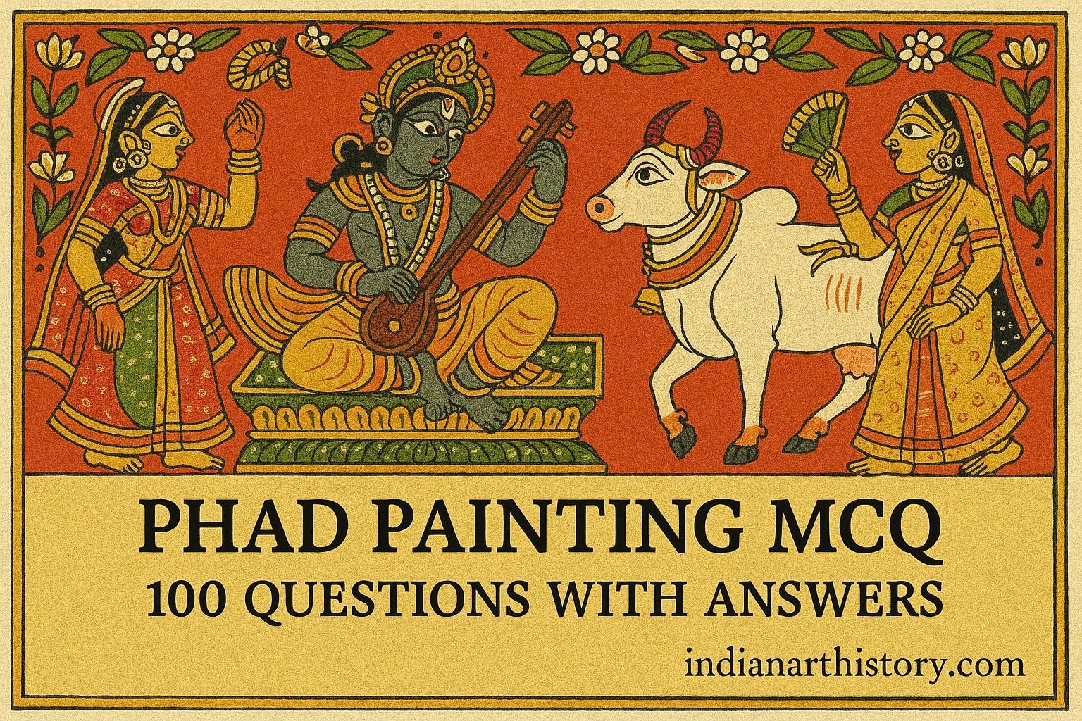 फड़ चित्रकला MCQ 100 प्रश्न उत्तर सहित