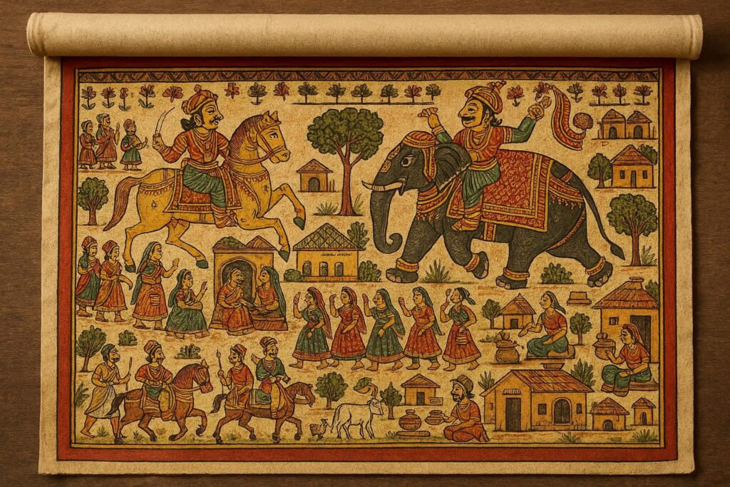 फड़ चित्रकला MCQ