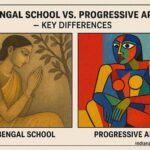 बंगाल स्कूल vs प्रोग्रेसिव आर्ट — मुख्य अंतर