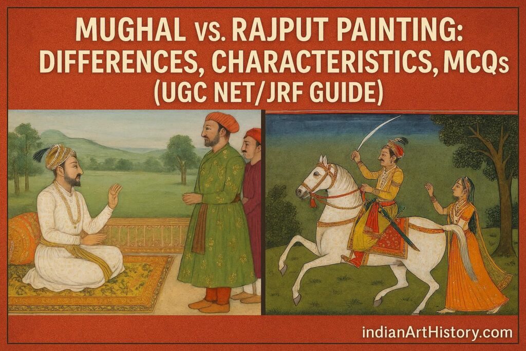 मुगल बनाम राजपूत चित्रकला