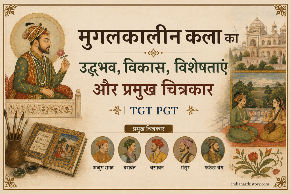 मुगलकालीन कला का उद्भव, विकास, विशेषताएं और प्रमुख चित्रकार