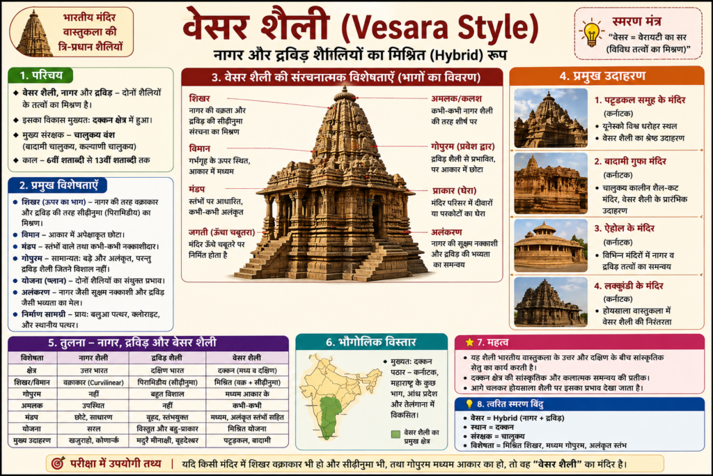 वेसर शैली (Vesara Style)