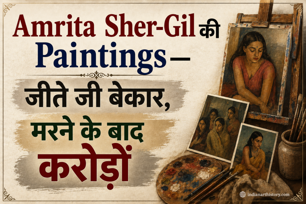 Amrita Sher-Gil की Paintings — जीते जी बेकार, मरने के बाद करोड़ों