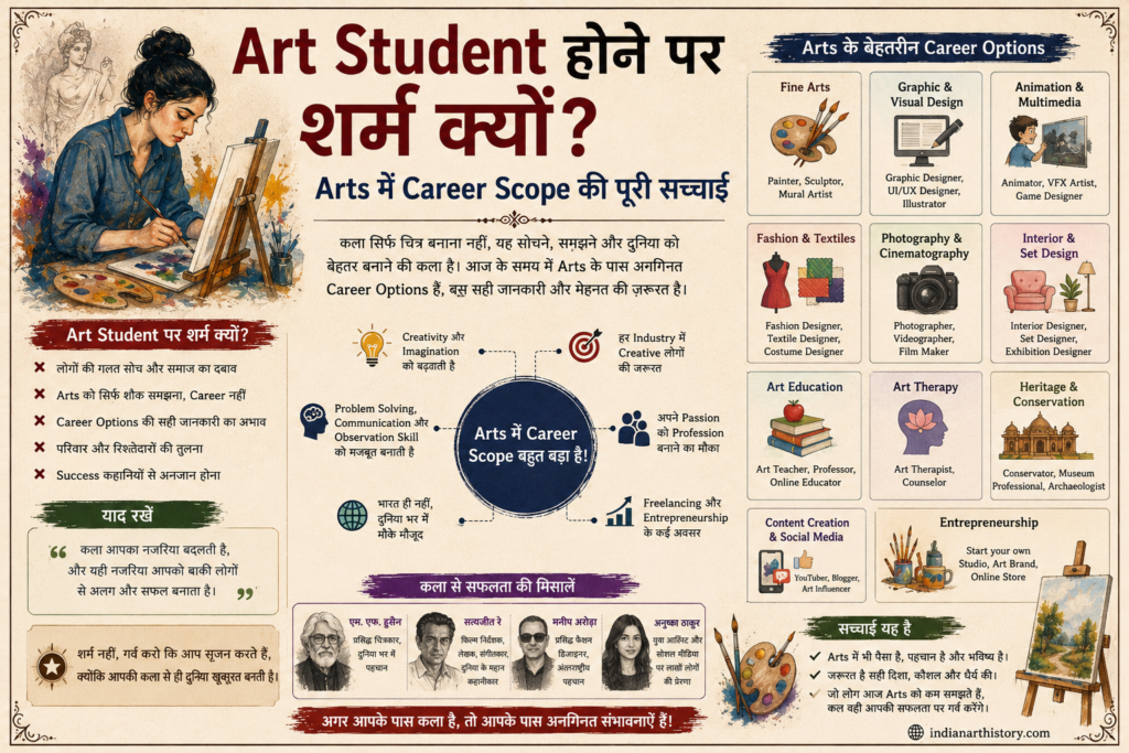 Arts student career scope