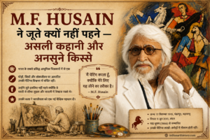 MF हुसैन ने जूते क्यों नहीं पहने — असली कहानी और अनसुने किस्से