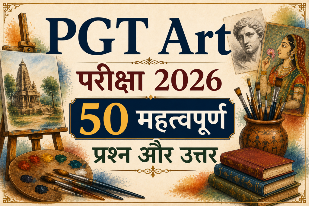 PGT Art परीक्षा 2026