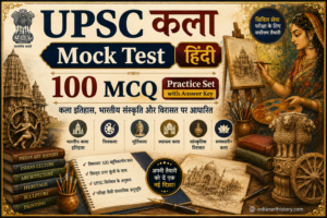 UPSC Art Mock Test Hindi 100 MCQ Practice Set with Answer Key