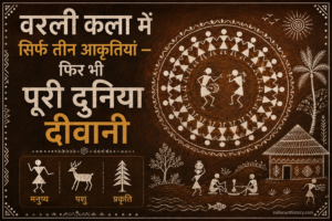 वरली कला में सिर्फ तीन आकृतियां — फिर भी पूरी दुनिया दीवानी