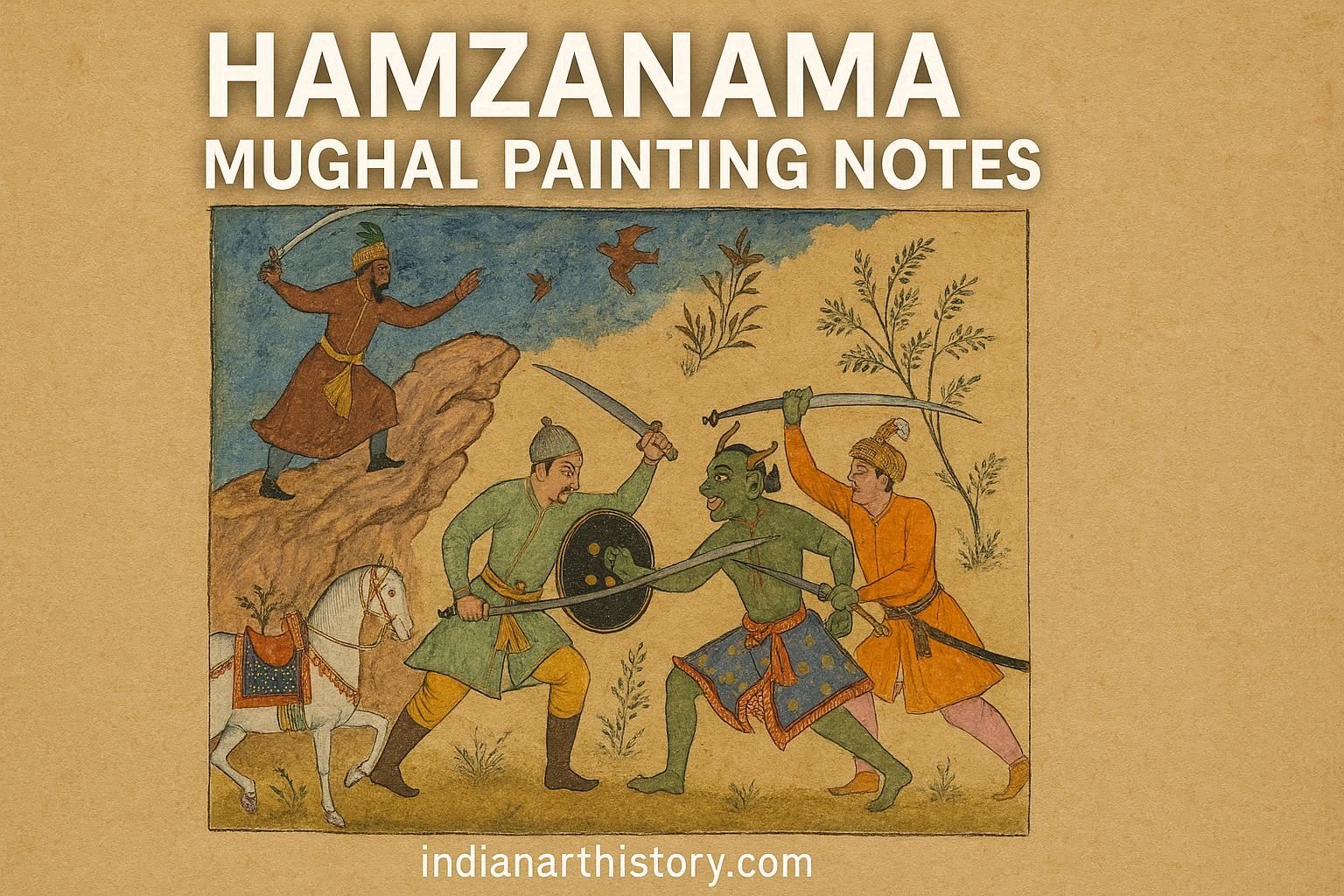 हम्जानामा मुगल चित्रकला