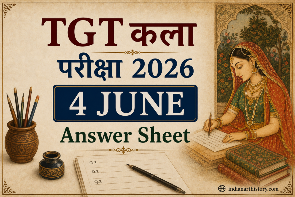 TGT कला परीक्षा 2026 4 JUNE Answer Sheet