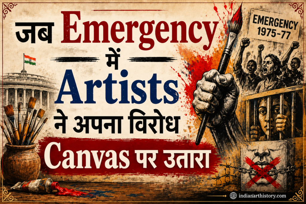 जब Emergency में Artists ने अपना विरोध Canvas पर उतारा