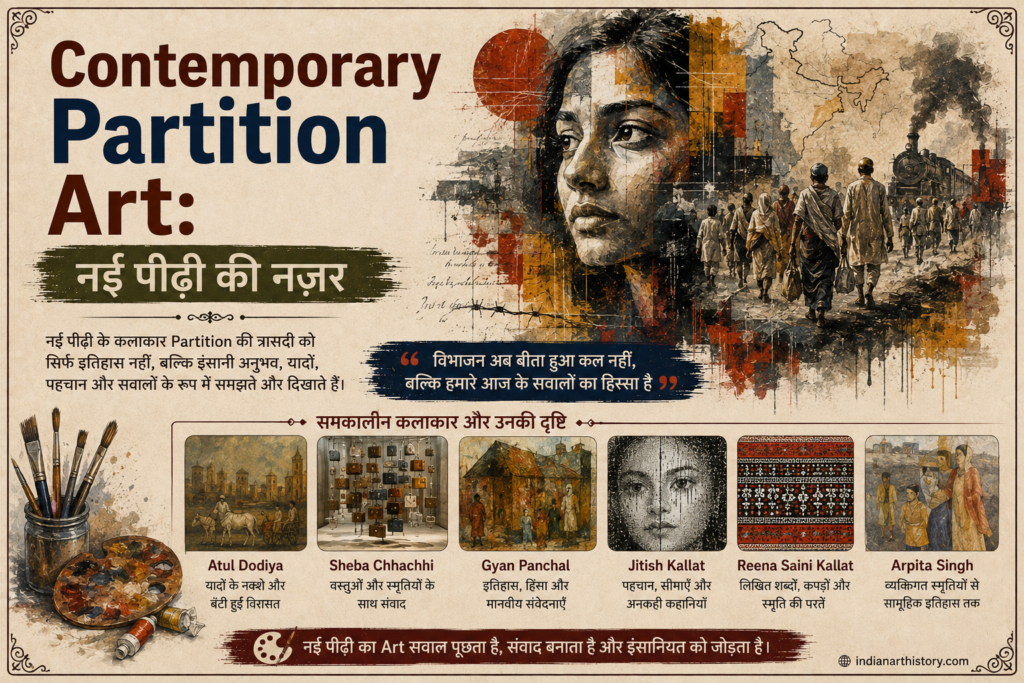 Contemporary Partition Art नई पीढ़ी की नज़र