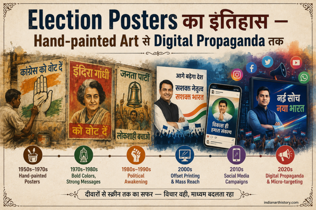 Election Posters का इतिहास